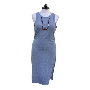 Westloop Woman's XL Gray Midi Tshirt Dress